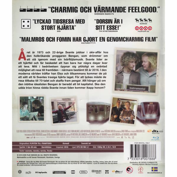 Flykten till framtiden Blu-Ray (Begagnad)