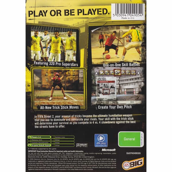 FIFA Street 2 Xbox (Begagnad)