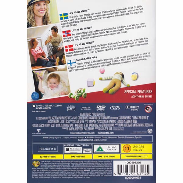 Life as We Know It DVD (Käytetty)