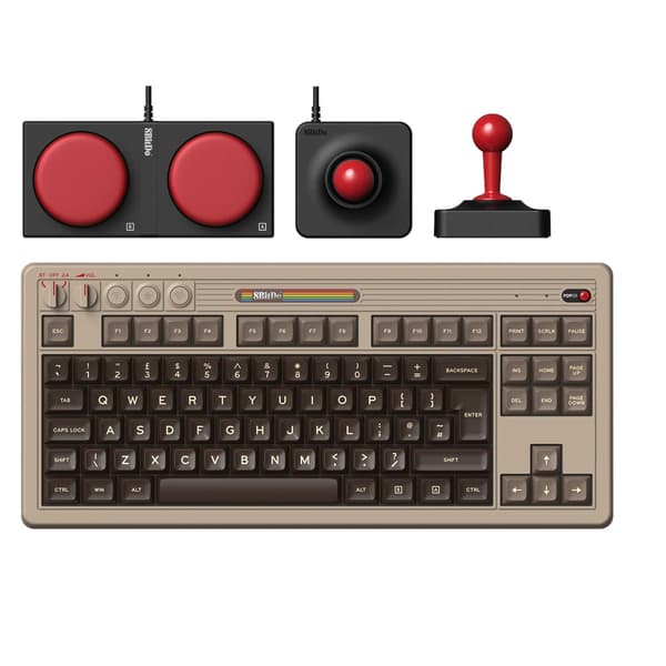 8BitDo Mekaniskt Tangentbord C64 Edition