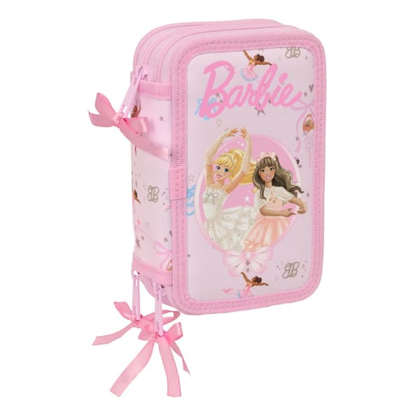 Barbie Ballet triple pencil case 37pcs