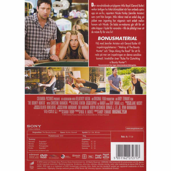 The Bounty Hunter DVD (Käytetty)