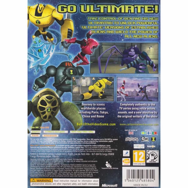 Ben 10 Ultimate Alien Cosmic Destruction Xbox 360 (Brukt)