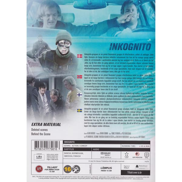 Inkognito DVD (Käytetty)