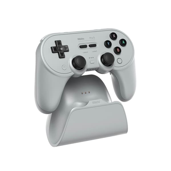8BitDo Pro 3 Bluetooth-peliohjain Harmaa