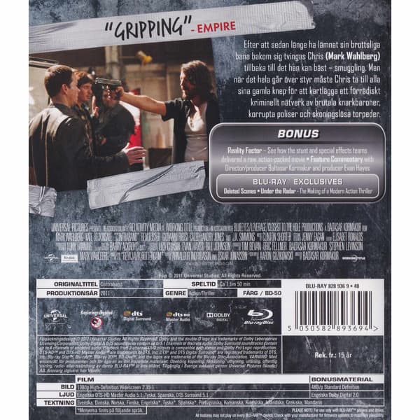 Contraband Blu-Ray (Begagnad)