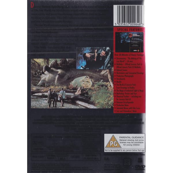 Jurassic Park The Lost World DVD (Brukt)