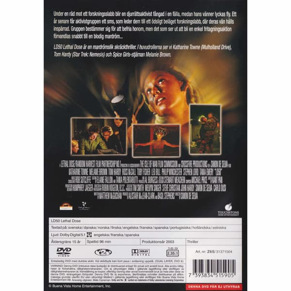 LD50 Lethal Dose DVD (Käytetty)