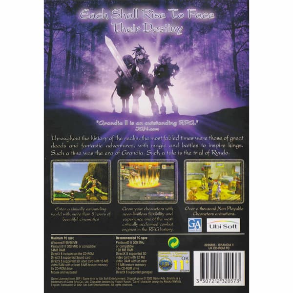 Grandia II PC CD (Begagnad)