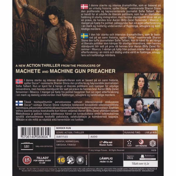 Border Run Blu-Ray (Brugt)