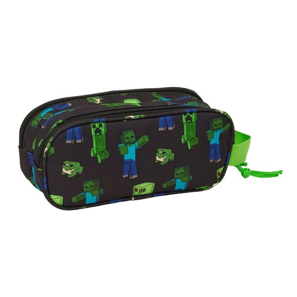 Minecraft 3D double pencil case