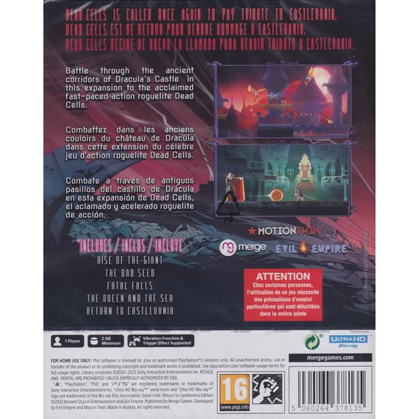 Dead Cells Return to Castlevania Edition Playstation 5 PS5