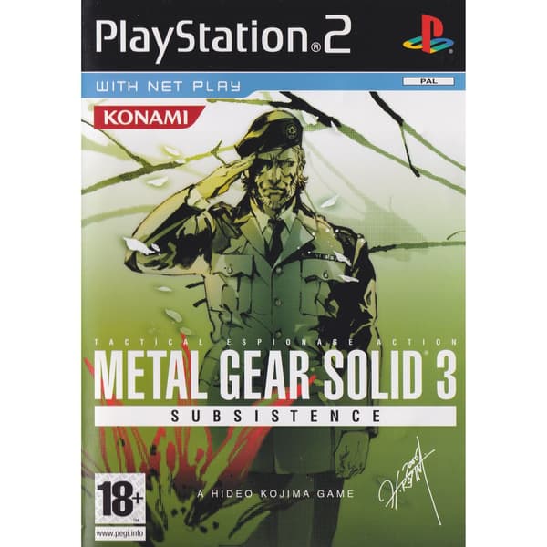 Metal Gear Solid 3 Subsistence Playstation 2 PS2 (Käytetty)