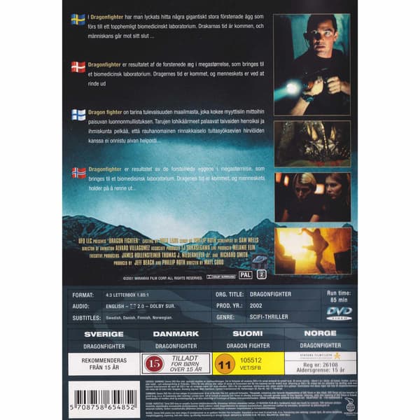 Dragon Fighter DVD (Brukt)