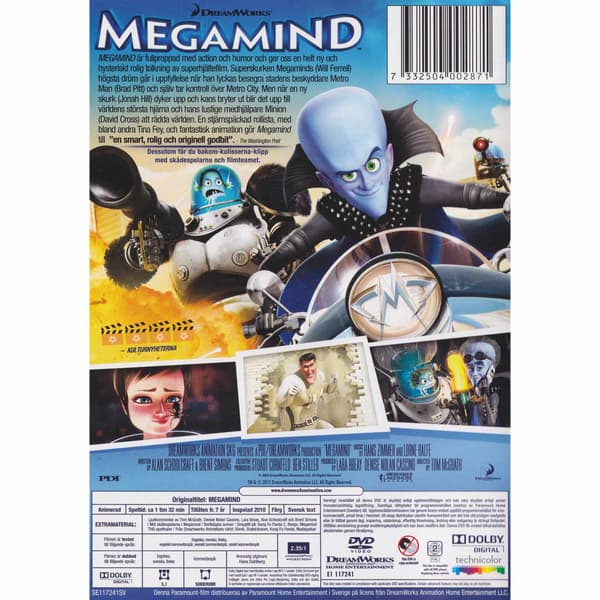 Megamind DVD (Brugt)