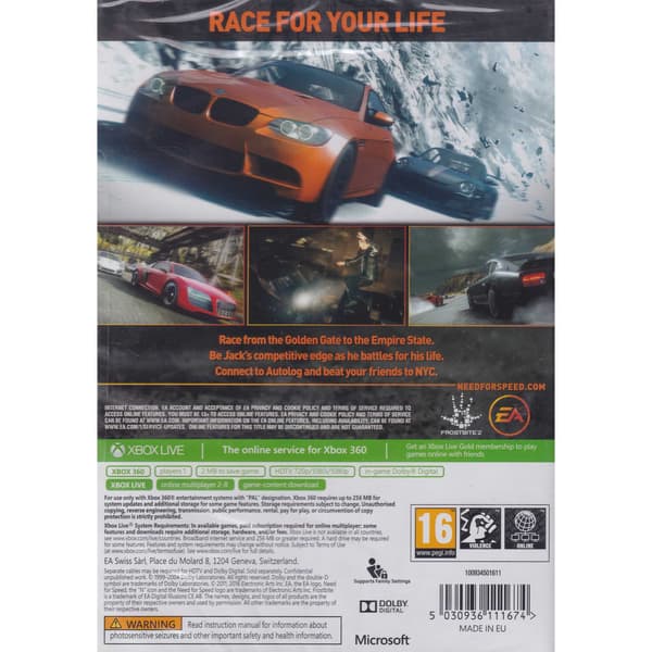 Need for Speed The Run Xbox 360 Classics