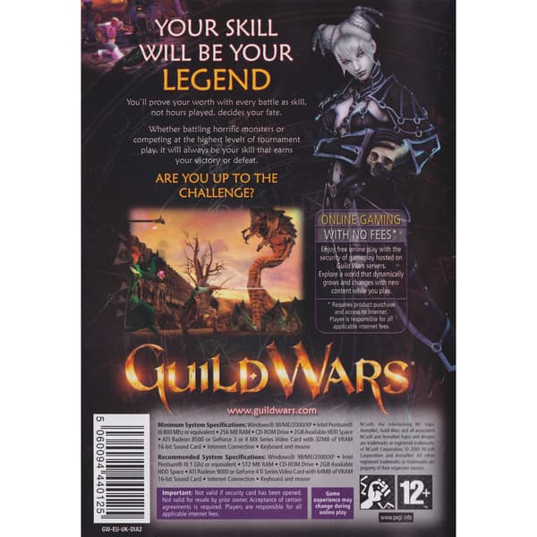Guild Wars PC CD (Brukt)