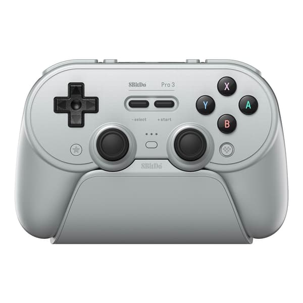 8BitDo Pro 3 Bluetooth-kontroller Grå