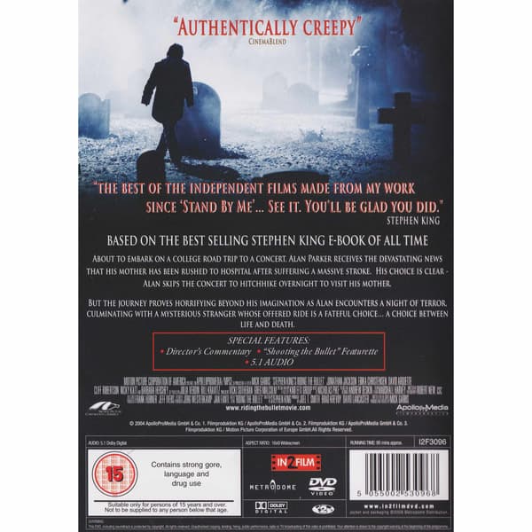 Riding the Bullet DVD (Begagnad)