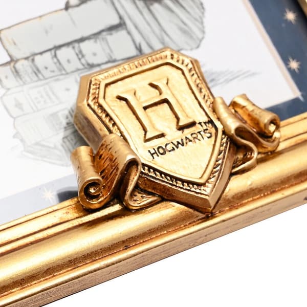 Harry Potter Hedwig gold photo frame