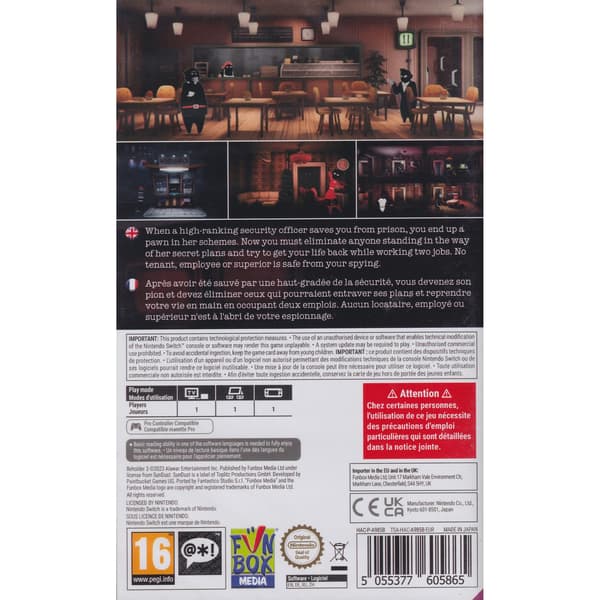Beholder 3 Nintendo Switch