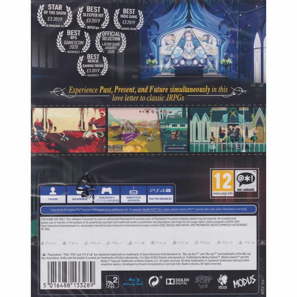 Cris Tales Playstation 4 PS4