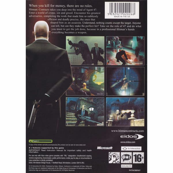 Hitman Contracts Xbox (Käytetty)