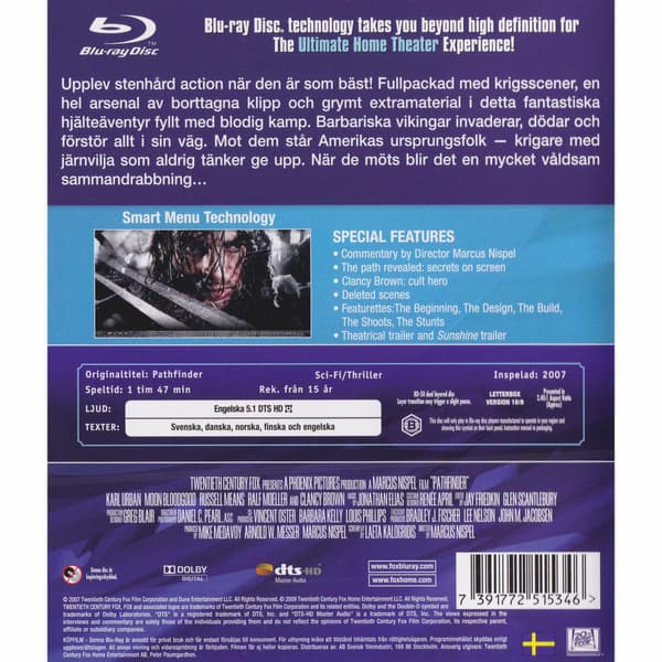 Pathfinder Unrated Blu-Ray (Käytetty)