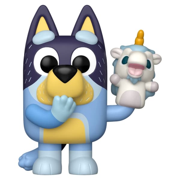POP figure Bluey Bandit with Unicourse