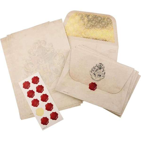 Harry Potter Hogwarts letter writing set