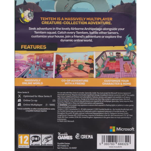 TemTem Xbox Series X