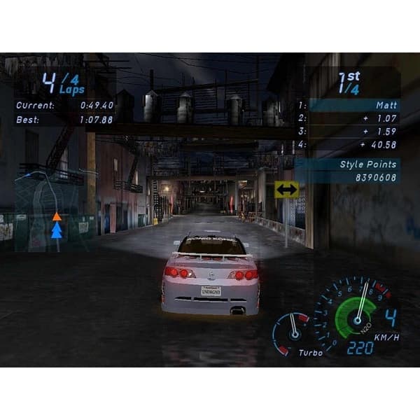 Need for Speed Underground Playstation 2 PS2 Platinum Swedish (Brukt)