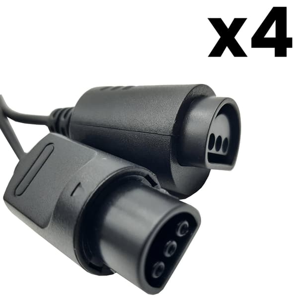 Förlängningskabel Handkontroll x 4 Nintendo 64