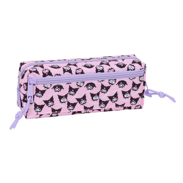Hello Kitty Kuromi triple pencil case