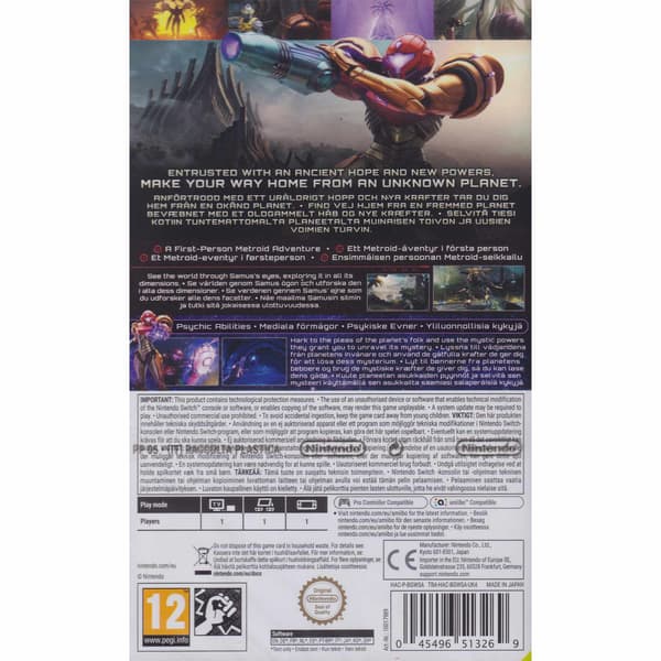 Metroid Prime 4 Beyond Nintendo Switch Nordic