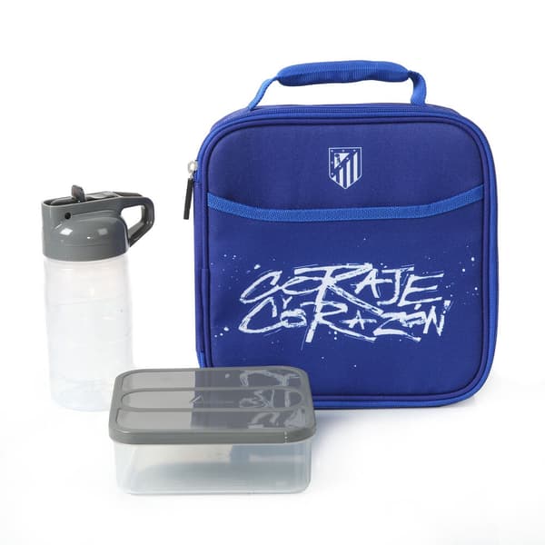 Atletico de Madrid thermo lunch bag + bottle + tupper