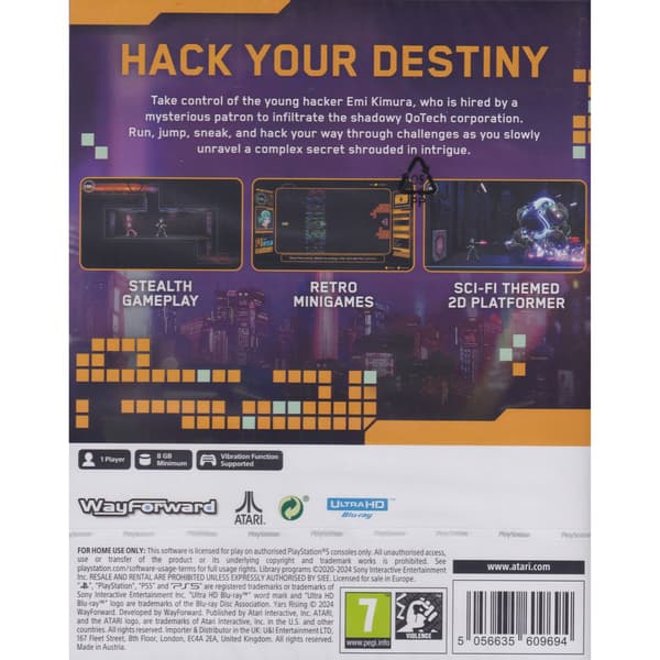 Yars Rising Playstation 5 PS5
