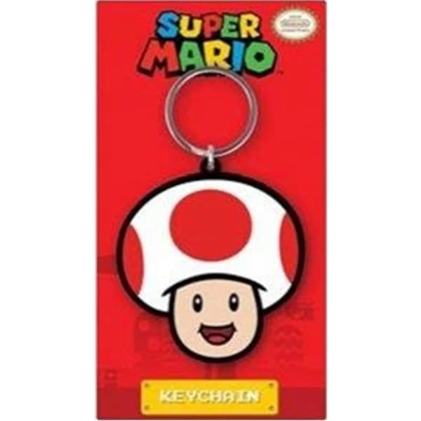 Super Mario Toad Keychain