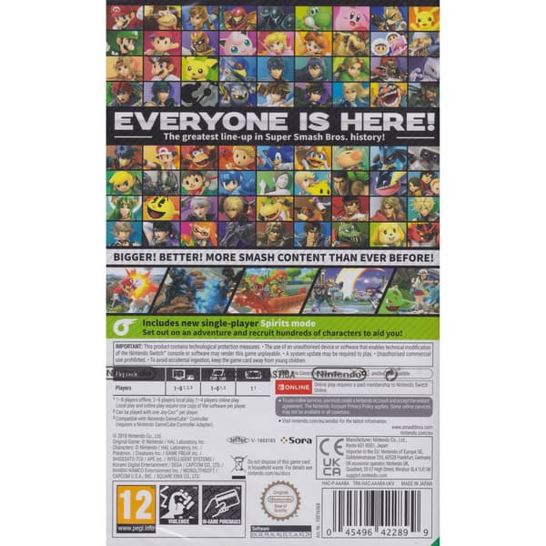 Super Smash Bros Ultimate Nintendo Switch