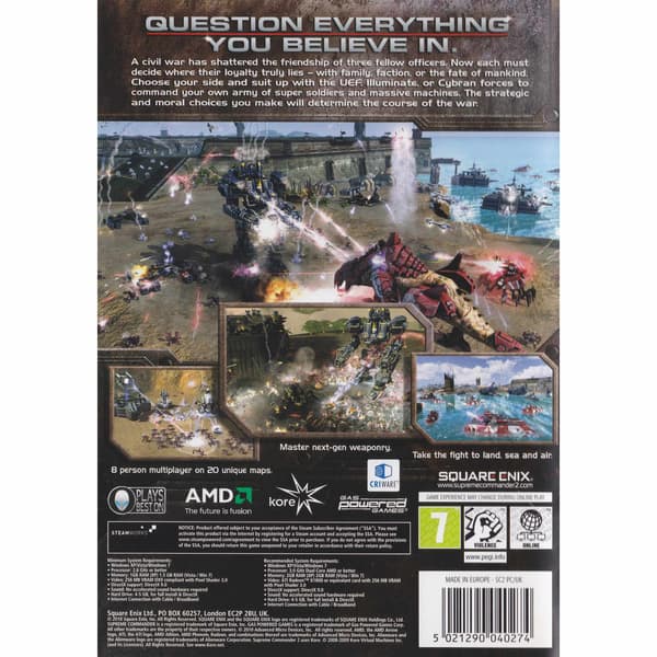 Supreme Commander 2 PC DVD (Brukt)
