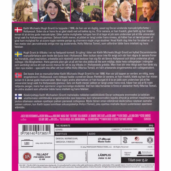 The Rewrite Blu-Ray (Begagnad)