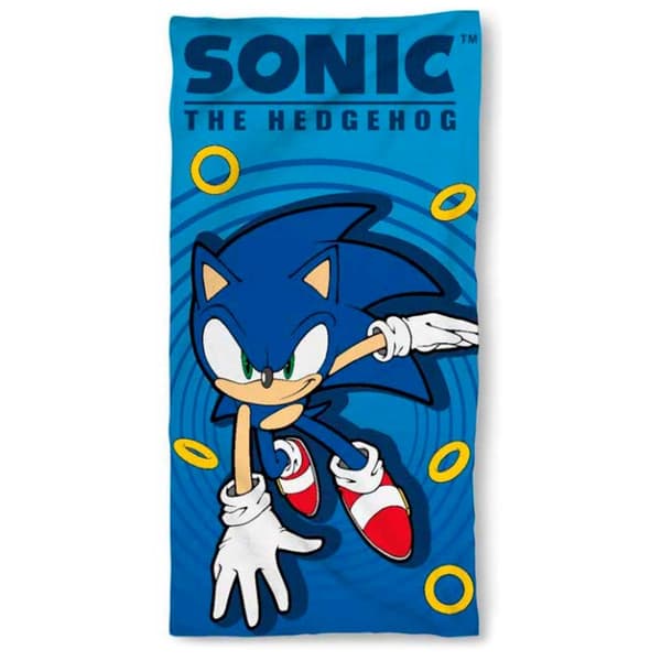Sonic the Hedgehog Mikrofiber Badehåndkle 140x70 cm