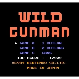Wild Gunman Nintendo NES (Brukt)