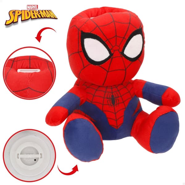 Marvel Spiderman money box plush toy 20cm