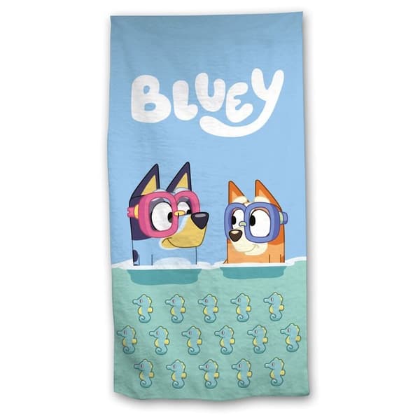 Bluey Mikrofiber Badehåndkle 70x140 cm