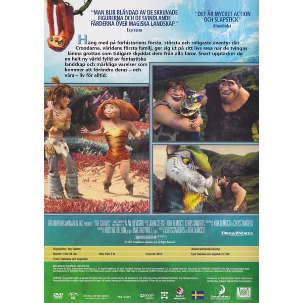 Croodarna DVD (Brugt)