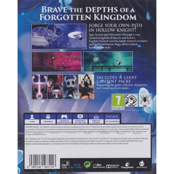Hollow Knight Playstation 4