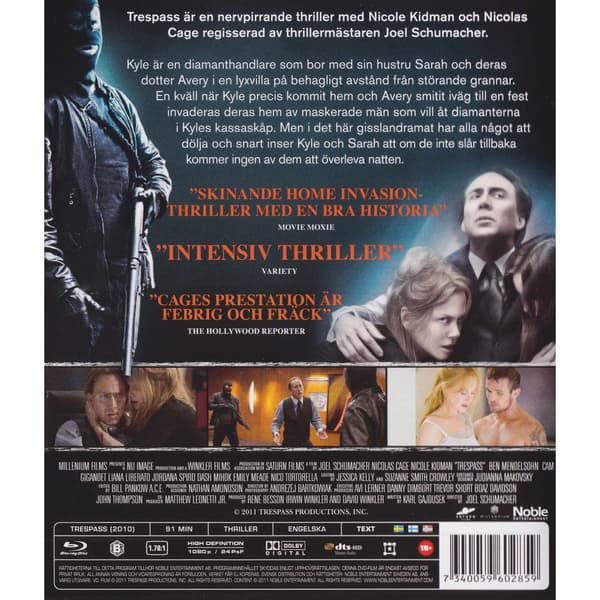 Trespass Blu-Ray (Brukt)