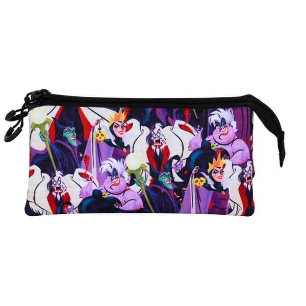 Disney Villains triple pencil case