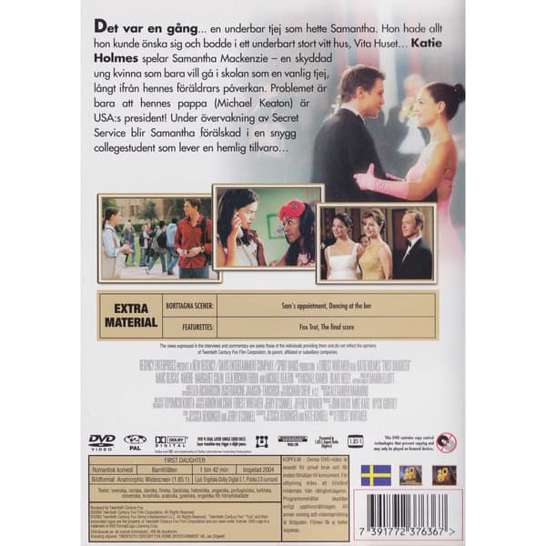 First Daughter DVD (Begagnad)